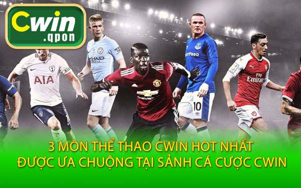 3 Môn Thể Thao Cwin Hot Nhất Được Ưa Chuộng Tại Sảnh Cá Cược Cwin